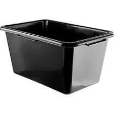 ATOOLS Таз прямоугольный строительный пластмассовый, 40л, черный, 27040