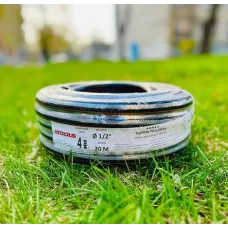 ATOOLS Шланг поливочный "CARBON+EXTRA", 1/2" 20м, 4-слПВХ, черно-серый, -25/+60°С, устойчив к УФ-лучам