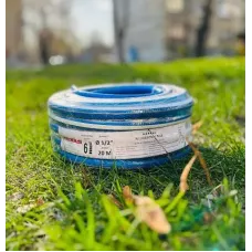 ATOOLS Шланг поливочный "PROFI+", 1/2" 20м, 6-сл ПВХ, синий с белой полосой,-40/+70°С, устойчив к УФ-лучам