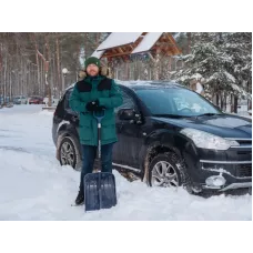 Лопата для уборки снега автомобильная, FACHMANN