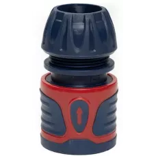 Коннектор для шланга быстросъёмный с аквастопом 1/2", FACHMANN