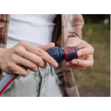 Коннектор для шланга быстросъёмный с аквастопом 1/2", FACHMANN