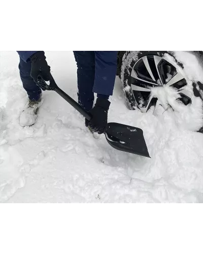 Лопата автомобильная со скребком