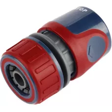 Коннектор для шланга с аквастопом 1/2" серии Experte, FACHMANN