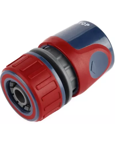 Коннектор для шланга с аквастопом 1/2