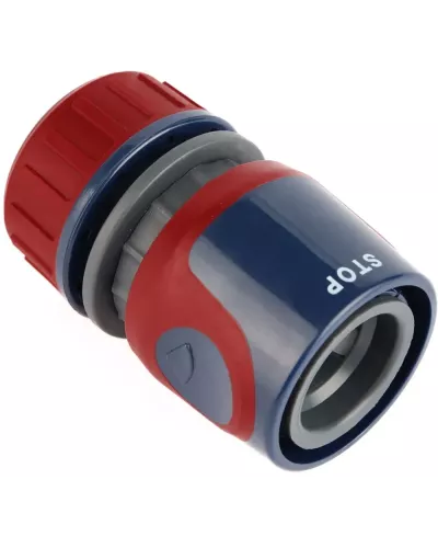 Коннектор для шланга с аквастопом 1/2