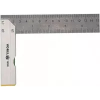 18380 Угольник металлический с уровнем 150мм х 110мм, VOREL, 5906083068195 (CN)