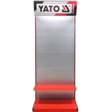 Стенд выставочный YATO с подсветкой 58х99х230см.(ГхШхВ) + 60 крючков