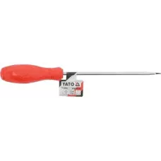 Отвертка шлицевая магнитная 5х150мм CrV 6150 "Yato"