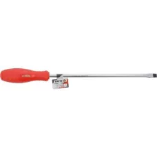 Отвертка шлицевая магнитная 8х250мм CrV 6150 "Yato"