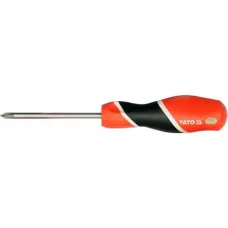 Отвертка крестовая магнитная PH1х300мм S2 HRC58 "Yato"