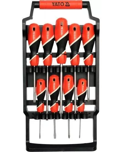 Отвертки  (набор 9пр.) S2 HRC58 