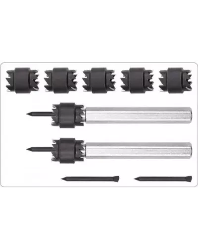 Сверла по металлу спиральные для высверливания точечной сварки 8, 10мм. (набор 9пр.) 