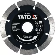 Круг алмазный  115x22.2x1.8мм (сегмент) "Yato"