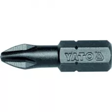 Бита PH1х25мм 1/4" (50шт) S2 HRC58-62 "Yato"