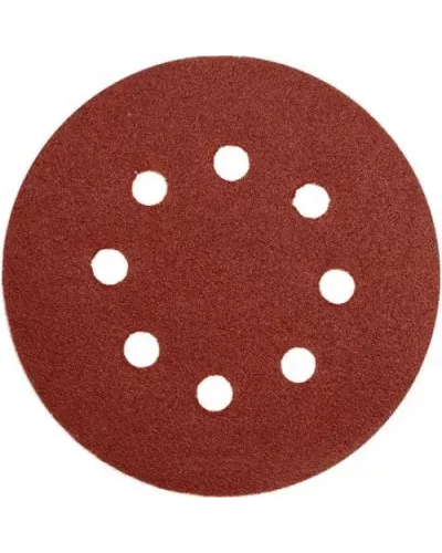Круг шлифовальный с отверстиями 125мм  Р40 (5шт) 