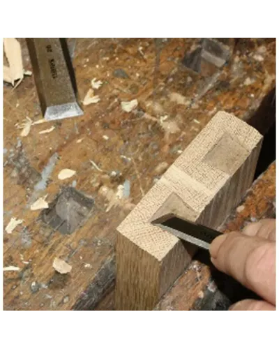 Косая правая стамеска с ручкой NAREX WOOD LINE PLUS 12 мм 811112