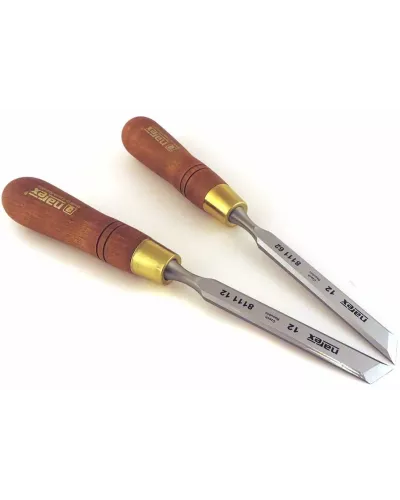 Косая левая стамеска с ручкой NAREX WOOD LINE PLUS 12 мм 811162