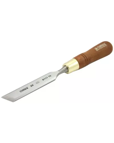 Косая левая стамеска с ручкой NAREX WOOD LINE PLUS 20 мм 811170