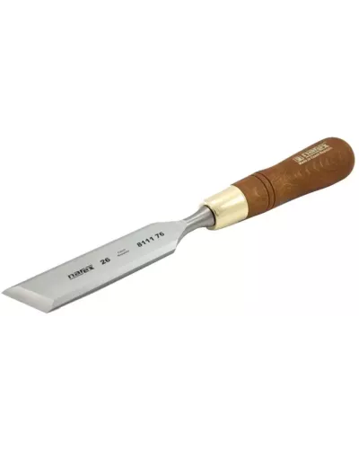 Косая левая стамеска с ручкой NAREX WOOD LINE PLUS 26 мм 811176