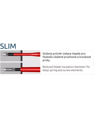 Отвертка Narex S Line Elektro Profi SLIM PH-0 l=60 834100