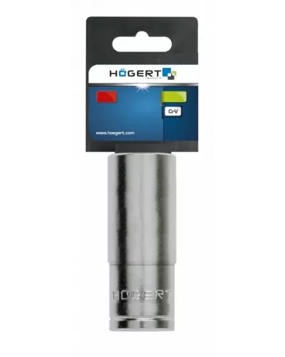 Торцевая головка шестигранная  1/2“, глубокая, CrV, 
14 мм, DIN 3124 HT1A264