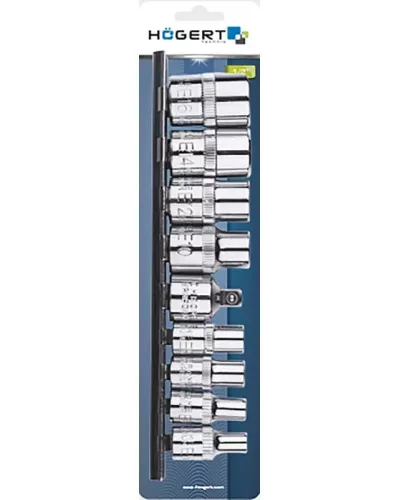 Набор торцевых головок TORX 1/4″, 3/8″, 9 шт. HT1A884