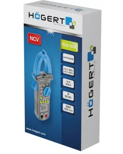 Цифровой мультиметр с токовыми клещами HT1E621