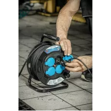 Удлинитель барабанный в резиновой изоляции 20м, сечение 1,5 HT1E720