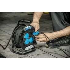 Удлинитель барабанный в резиновой изоляции 20м, сечение 1,5 HT1E720