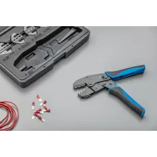 Пресс-клещи для обжима проводов со сменными матрицами, 6 шт. HT1P176