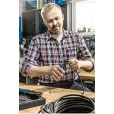 Пресс-клещи для обжима проводов со сменными матрицами, 6 шт. HT1P176