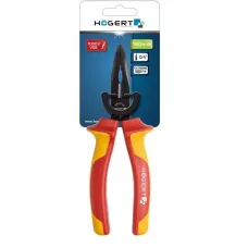 Плоскогубцы диэлектрические удлиненные с полукруглыми изогнутыми губками 160 мм, 1000 В HT1P919