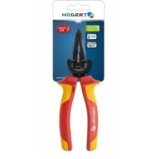 Плоскогубцы диэлектрические удлиненные с полукруглыми изогнутыми губками 160 мм, 1000 В HT1P919