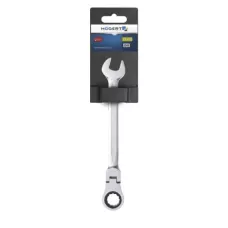 Ключ комбинированный шарнирный с трещоткой 8 мм, 72T, сталь CrV HT1R048