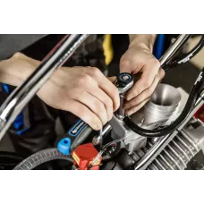 Трещотка прямая с кнопкой 1/4″, 72 зубца HT1R304