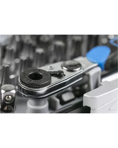 Набор бит с трещоткой 1/4″, SL, PH, PZ, HEX, TORX, TORX c отверстием, 33 шт. HT1R460