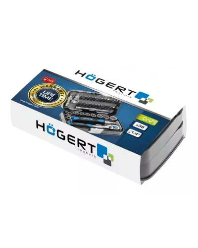 Набор инструментов, 38 шт., 1/4 HT1R462