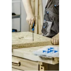 Отвёртка крестовая PH0, 75 мм, сталь S2 HT1S020