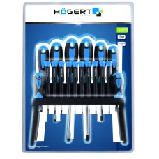 Набор отверток 18 шт., сталь S2 HT1S098