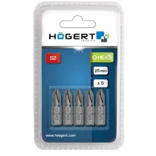 Биты PH1, 25 мм, сталь S2, 5 шт. HT1S301