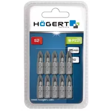 Биты PZ2, 25 мм, сталь S2, 5 шт. HT1S315