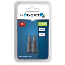 Биты HEX  5, 25 мм, 2 шт. HT1S345