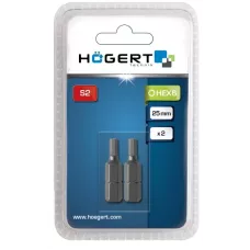 Биты HEX  6, 25 мм, 2 шт. HT1S346