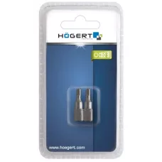 Биты HEX 3 и  HEX 4, 25 мм, сталь S2, 2 шт. HT1S359