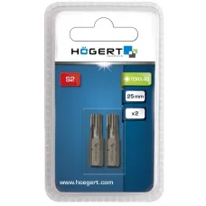 Биты TORX  40, 25 мм, сталь S2, 2 шт. HT1S367
