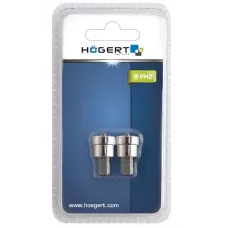 Биты для гипсокартона PH2 25 мм, сталь S2, 2 шт. HT1S432