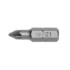 Биты PZ1 25 мм, сталь S2, PROFI, 5 шт. HT1S454