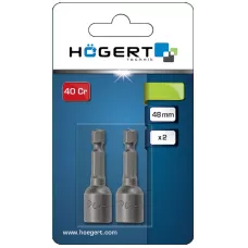 Бита с торцовой головкой 12 мм, 1/4″, 2 шт. HT1S459