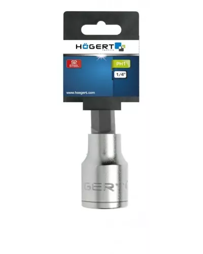 Насадка бита PH1 37 мм, 1/4 HT1S601